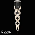 Modern Multi Tier White Petal Shaped Chandelier Hanging Light Fixture Design