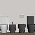 Modern Toilet Smart Toilet 3d model