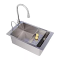 Vegetable basin sink large single tank 3d model