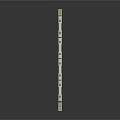 Modern train High-speed rail Subway car EMU 3d model