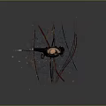 Cosmic Space Warrior In Armored Suit Holding Laser Weapon With Energy Trails