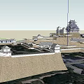 Ancient Architecture Bird's Eye View With Historic Walls And Traditional Courtyards