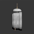 Silver Metal Alarm Clock with Bell and Round Dial Stand Design for Home Use