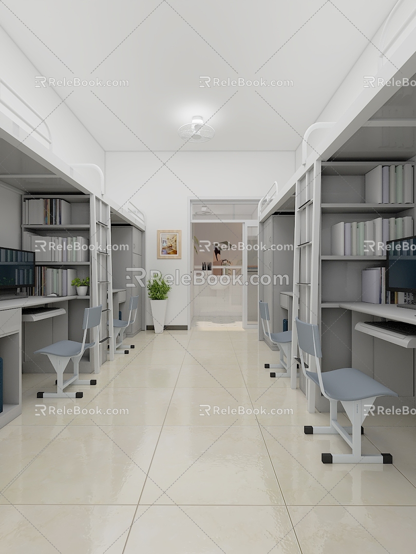 Dormitory Apartment 3d model