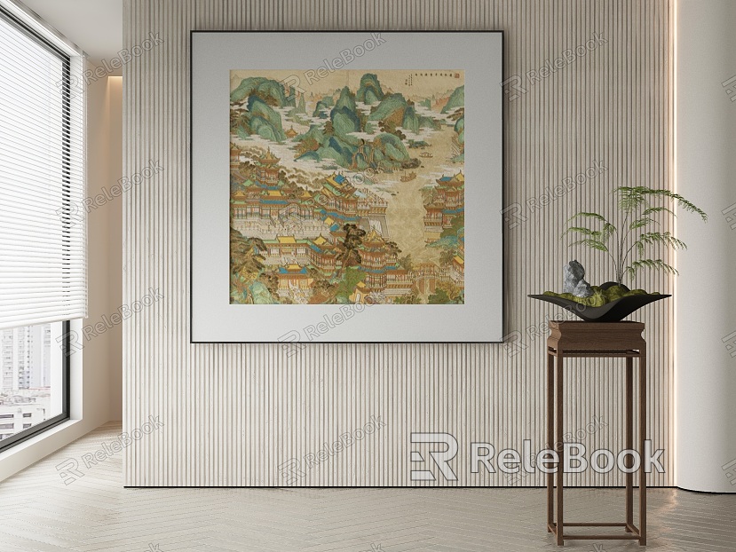 New Chinese Decorative Painting model