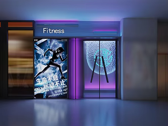 INDUSTRIAL LOFT GATE GYM 3d model