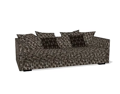 Double sofa 3d model