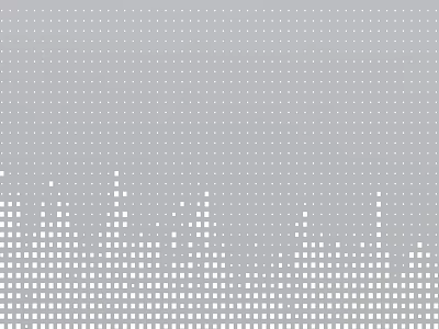 Abstract Digital Art With White Pixel Dots On Gray Background Wave Pattern 3d model