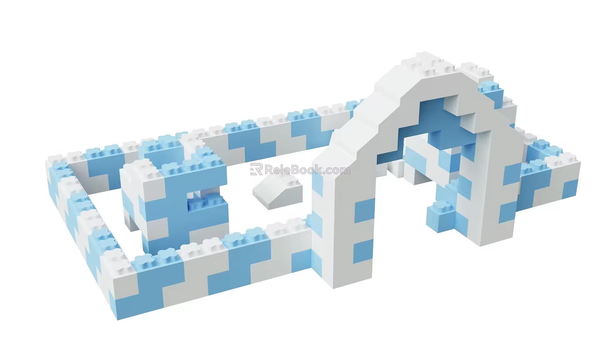epp material building blocks castle production specifications 3d model