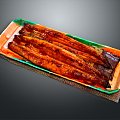 Grilled Eel Fish Grilled Fish Fried Fish with Iron 3d model