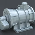 Industrial Equipment Heavy Duty Mechanical Component With Cylindrical Structure And Mounting Base