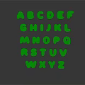 Golden Alphabet Letters Home Decor With Shiny Reflection And Modern Design