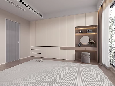 Modern Bedroom Tatami Bookcase Dressing Table Dressing Cabinet Entrance Cabinet Wardrobe Wall Cabinet Decoration Cabinet Storage Shelf Cabinet Display Cabinet 3d model