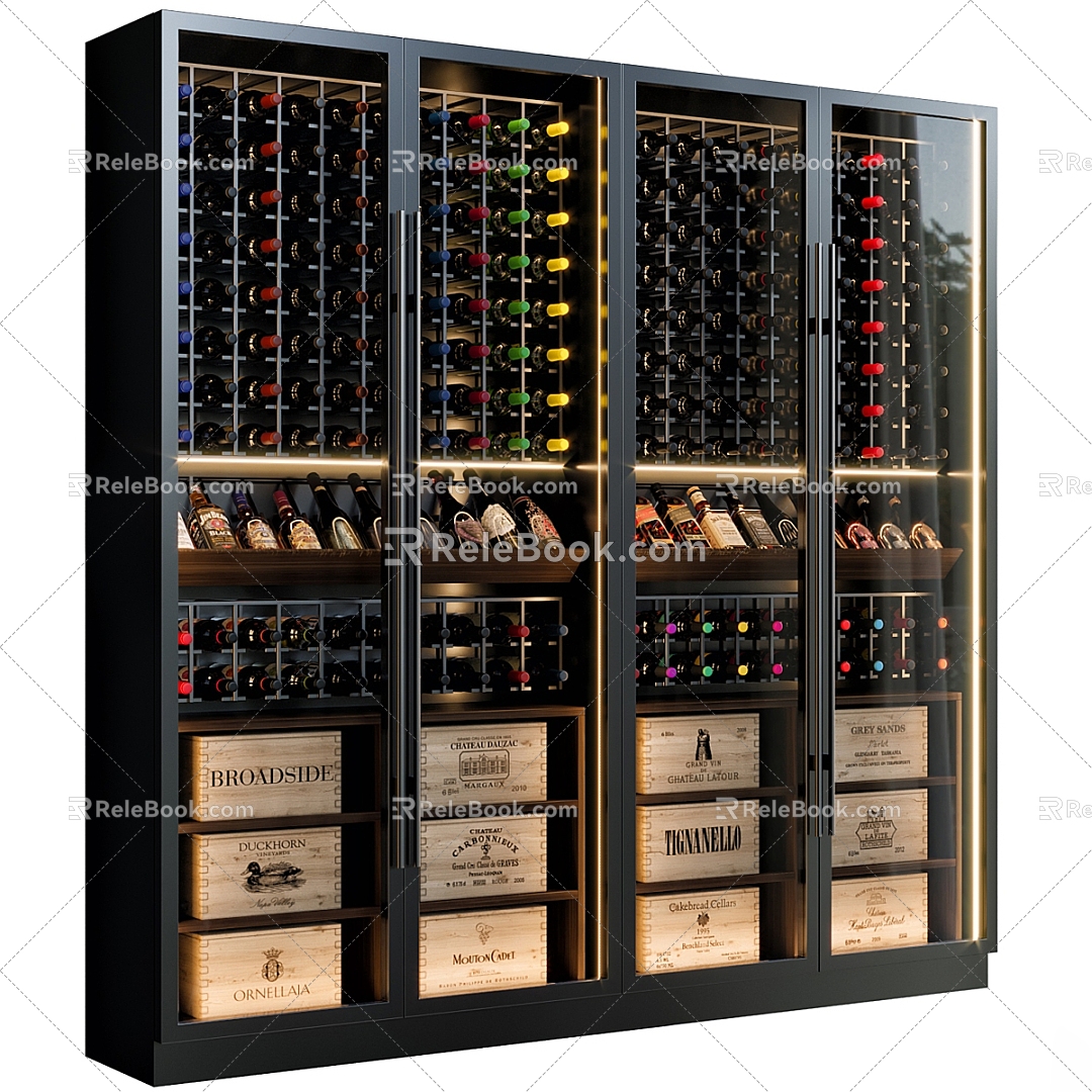 Wine Cabinet 3d model