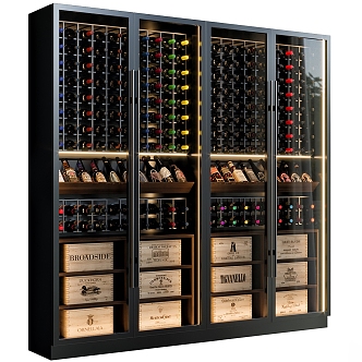 Wine Cabinet 3d model