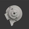 Detailed White Spacecraft Model With Structural Design For Cosmic Exploration And Space Technology