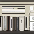 Modern Air Conditioning Vertical Air Conditioning Hanging Air Conditioning Central Air Conditioning Air Conditioning Export Gree Air Conditioning 3d model