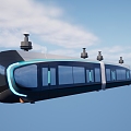 Wuhan Sightseeing Air Rail 3d model