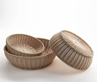Southeast Asia Storage Basket 3d model