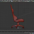 Ergonomic Black Single Office Chair With Rolling Wheels And Comfortable Design