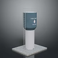 Industrial Fuel Saving System Tower With Metal Ladder And Concrete Platform