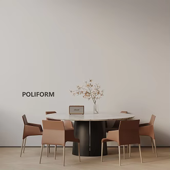 Modern table combination 3d model