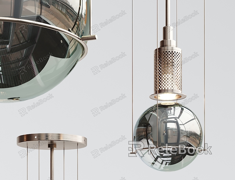 Modern Chandelier Metal Glass Chandelier model