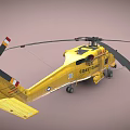 US Coast Guard Sikorsky MH-60T Jayhawk Rescue Helicopter with Cabin Interior Details