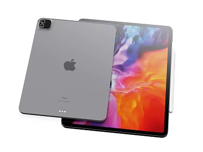 Apple iPad Pro With Vibrant Display And Apple Pencil Accessory 3d model