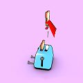 Modern Game Character Super Toast 3d model