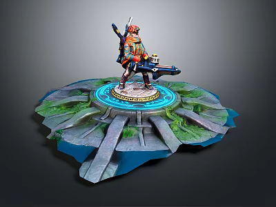 Science Fiction Warrior Future Warrior Next Generation Warrior Super Soldier Magic Warrior Super Soldier Science Fiction Soldier 3d model