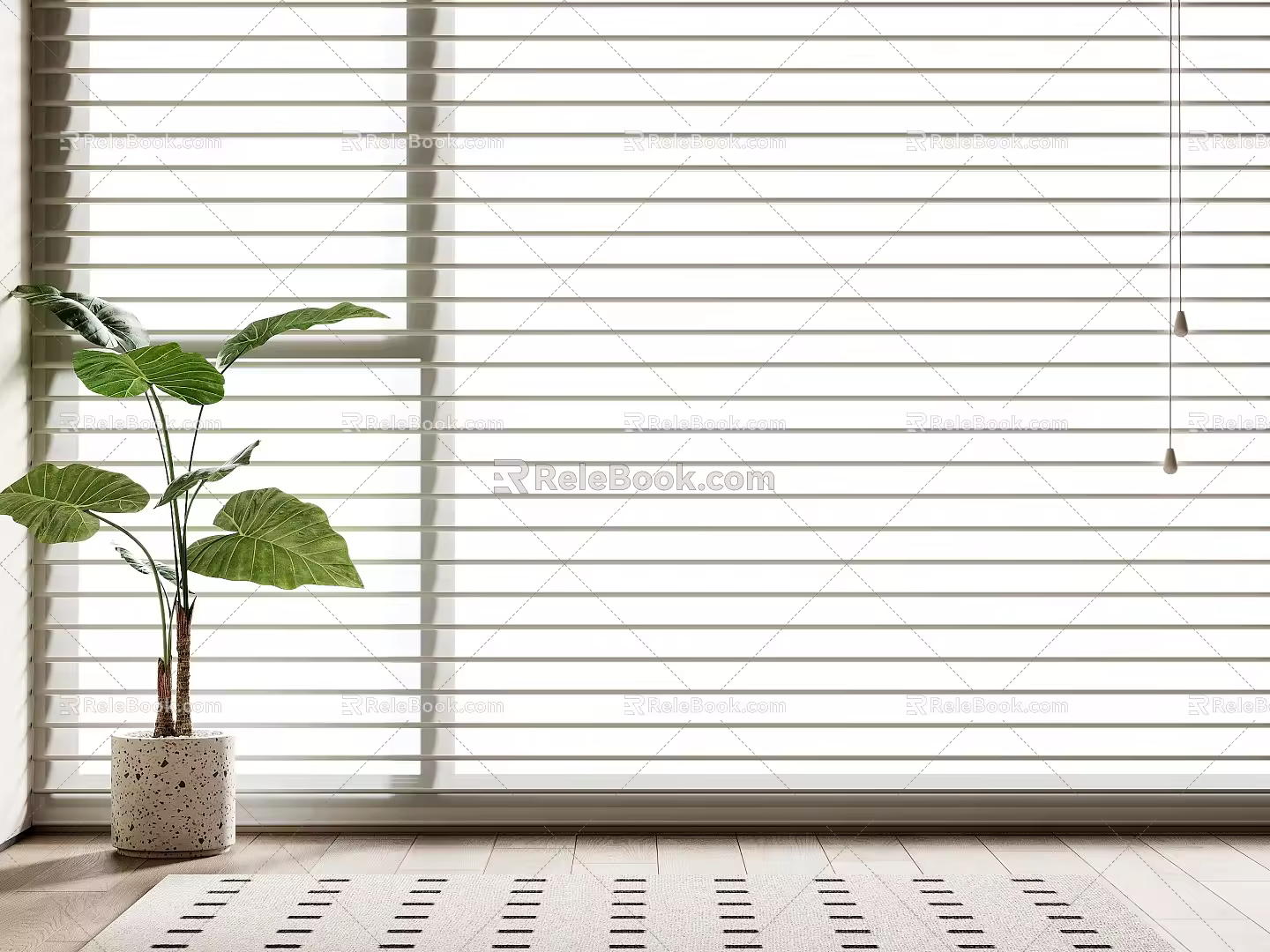 Modern venetian blinds 3d model
