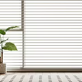 Modern venetian blinds 3d model