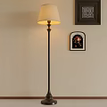 medieval floor lamp retro floor lamp 3d model