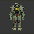 Mech Warrior Mech Soldier Machine Battlearm Mechanical Battlearm Machine Fighter Robot 3d model