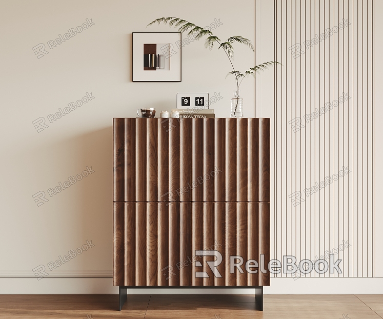 Modern Entrance Cabinet model