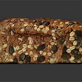 Whole Grain Bread With Various Seeds On Crusty Surface And Nutritious Look