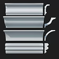 Various Gypsum Cornice Styles For Interior Decoration And Home Design