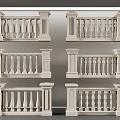 Decorative Stone Railings Featuring Various Architectural Designs For Balcony And Staircase
