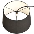 Contemporary Arc Floor Lamp With Brushed Silver Gold Metal Shade And Warm Light