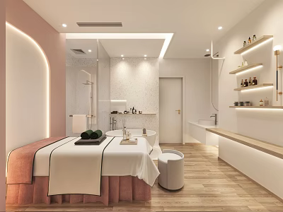 Modern Spa Beauty Shop 3d model