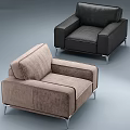 Single sofa 3d model