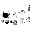 Modern camera 3d model