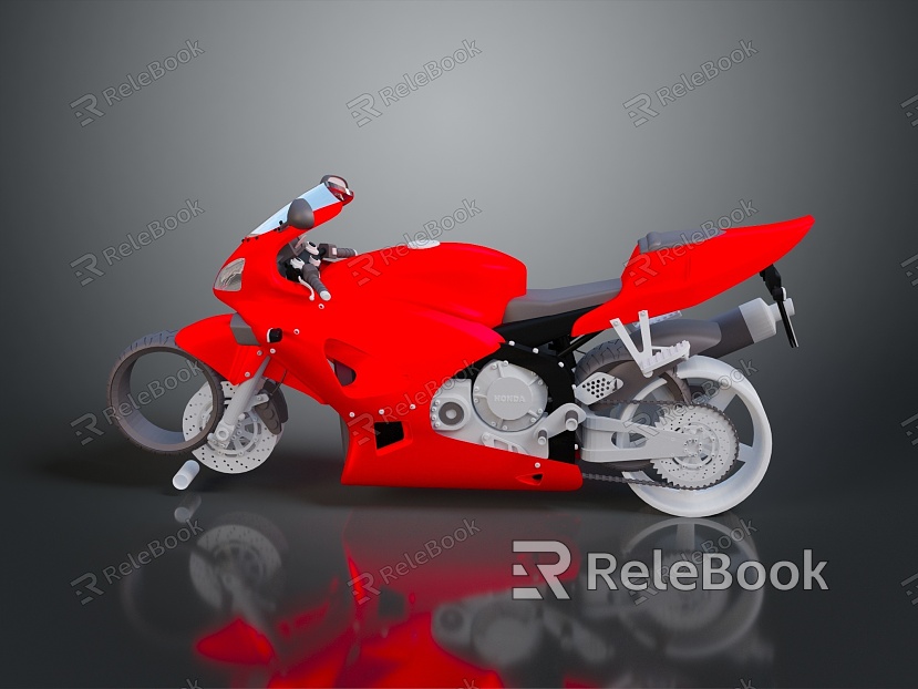 Motorcycle Two-wheeled Motorcycle Cross-country Motorcycle Road Race Motorcycle Motor Vehicle Transport model