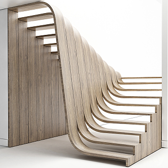 Modern Stairs 3d model