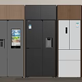 Modern Refrigerators and Freezers With Smart Screens Various Colors Kitchen Design