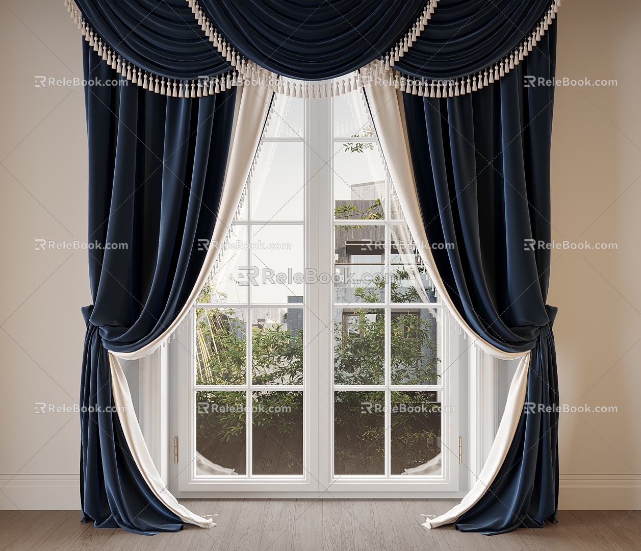 home curtain 3d model