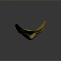 Yellow Guy Fawkes Mask With Black Eyebrows Mustache And White Eye Holes