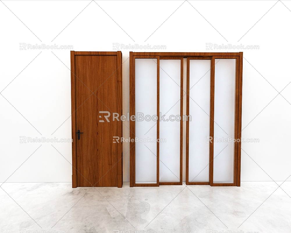 Door combination 3d model