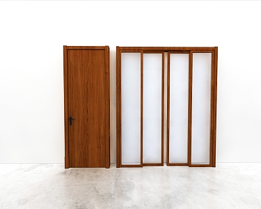 Door combination 3d model